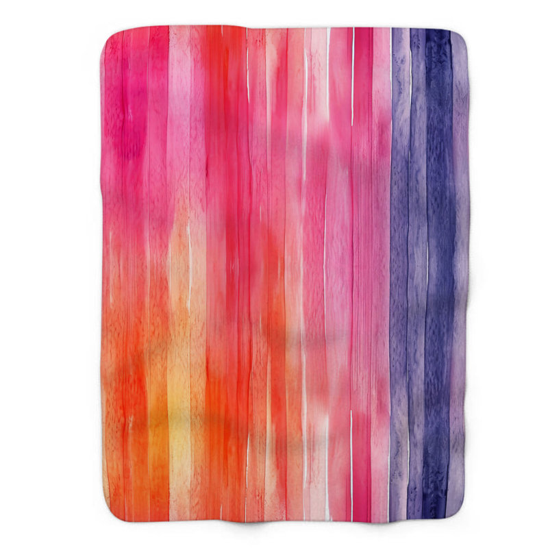Jeté Vivid Transitions - 1 pièce Sherpa Premium, 50 po x 60 po