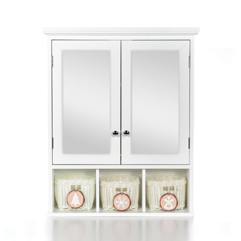 Wall Mounted Storage Cabinet Medicine Cabinets for Bathroom with Mirror