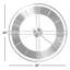 Stapleton Metal Analog Wall Clock