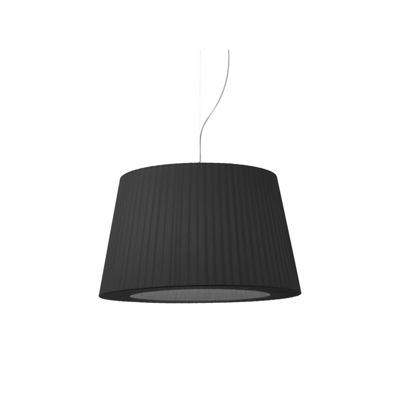 Cortese 2 - Light Drum Pendant, Black