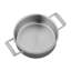 Demeyere Industry 4 qt. Stainless Steel Paella Pan with Lid