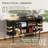 54’’ Accent Cabinet with Tambour Doors, Sideboard Buffet Cabinet with Storage Cabinet-114265836