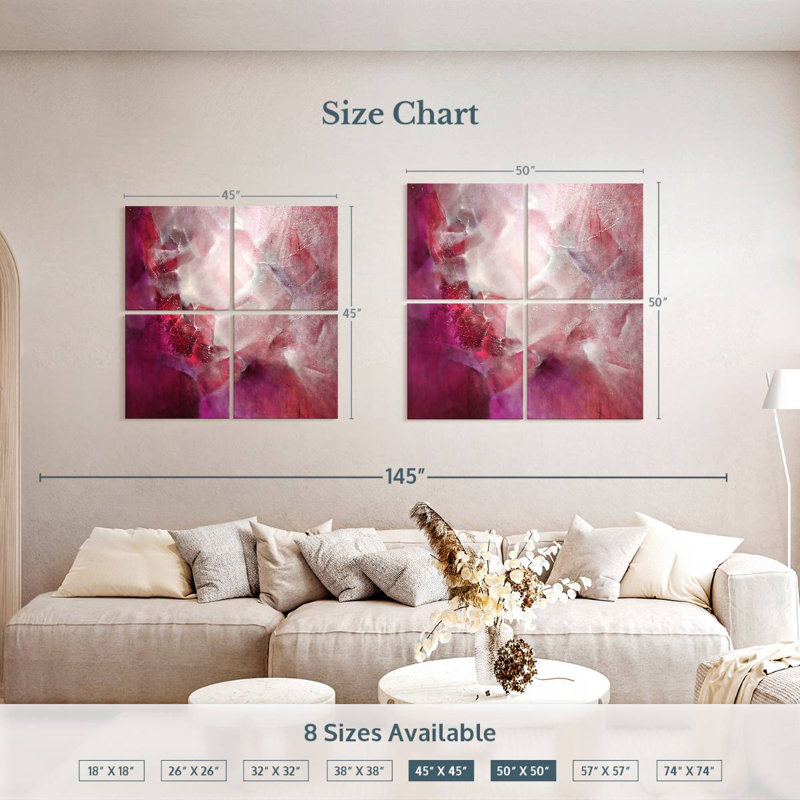 Avery Shine From Within I, 50" H x 50" W