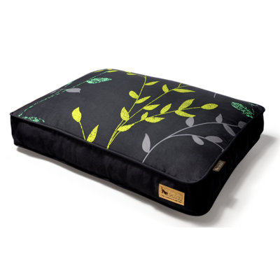 Greenery Rectangular Dog Pillow Bed
