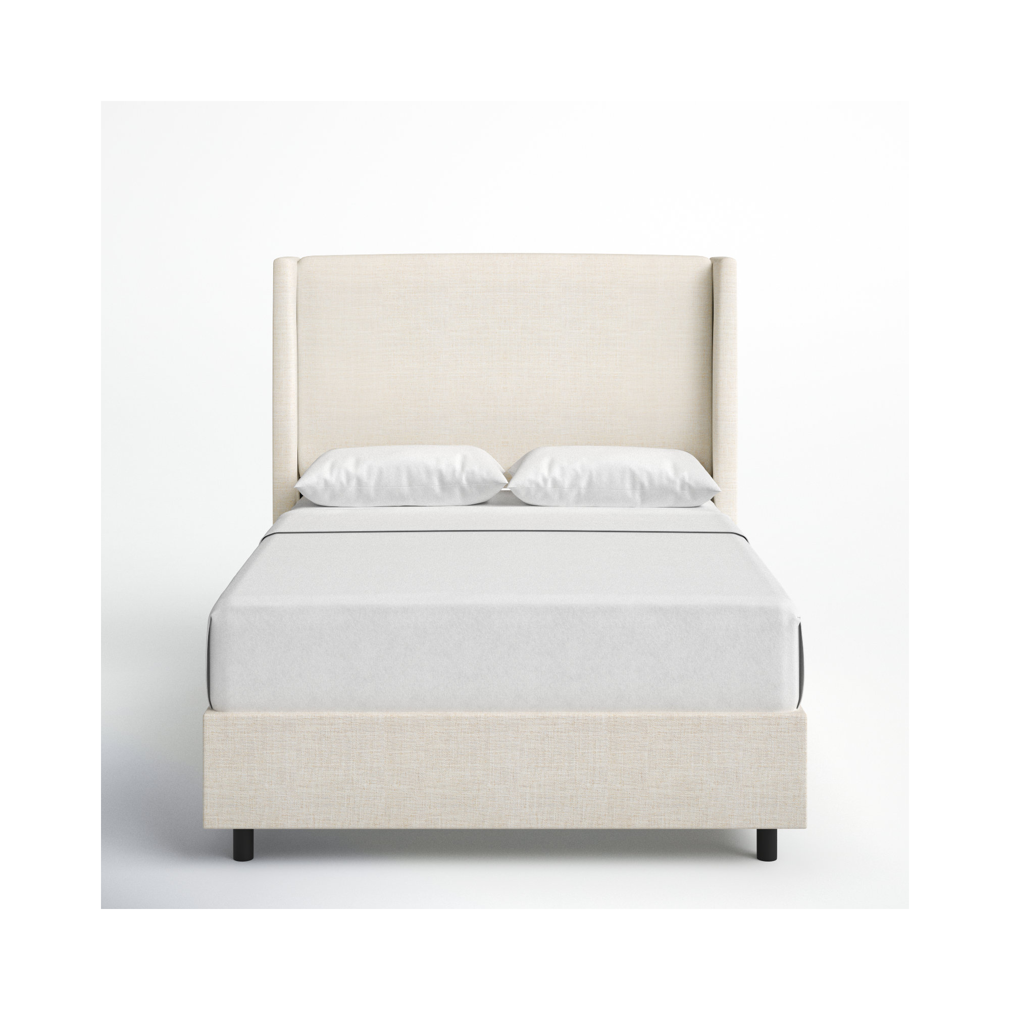 Tilly Upholstered Bed, Classic Talc Linen, California King