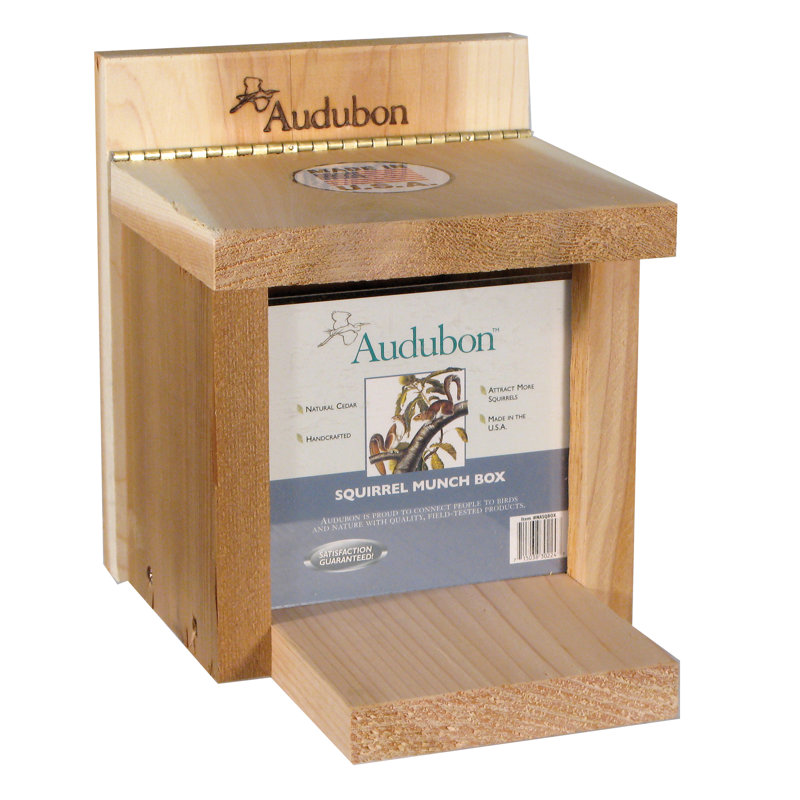 Wood Squirrel Feeder
