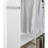 Pullout 14 Inch Side Mount Extending Closet Tie And Belt Organization Storage Rack Holder For Up To 25 Ties, Chrome