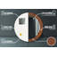 Huldar Glass Flat Wall Mirror