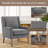 28.35'' Wide Wing Back Upholstered Accent Armchair (Set of 2)-96122283