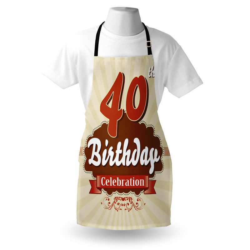 No Pattern Bib Apron