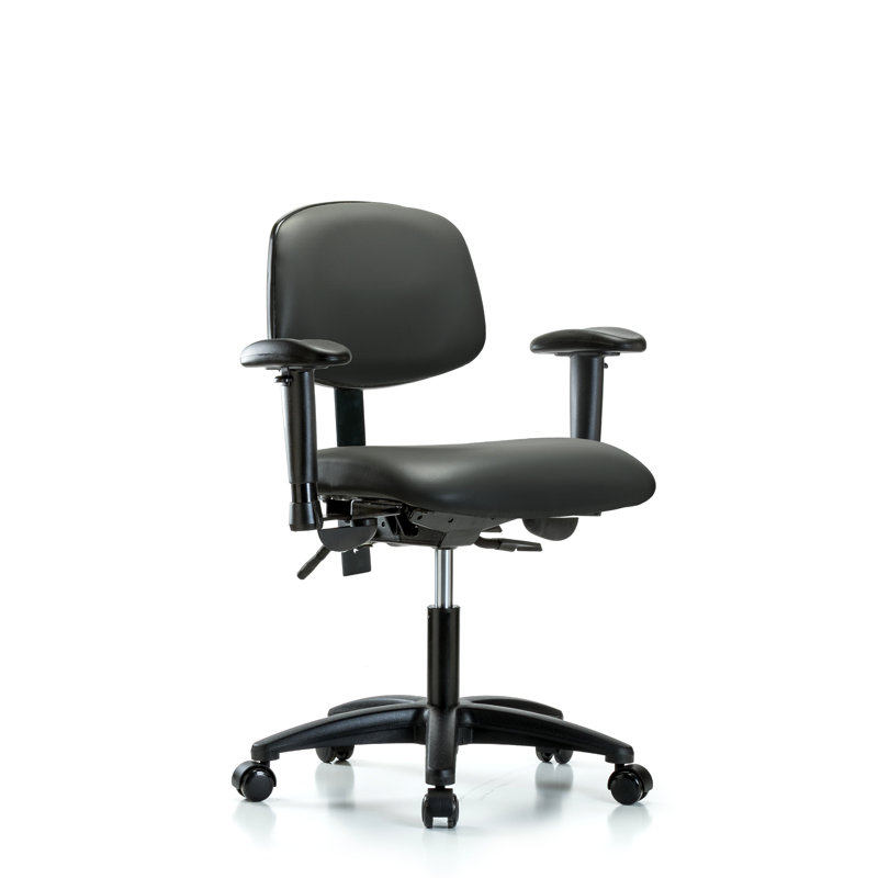 Arwen Task Chair, Casters, Not Tilt Included, Carbon
