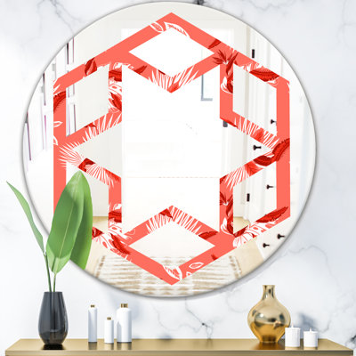 Miroir mural à l’étoile hexagonale paradise