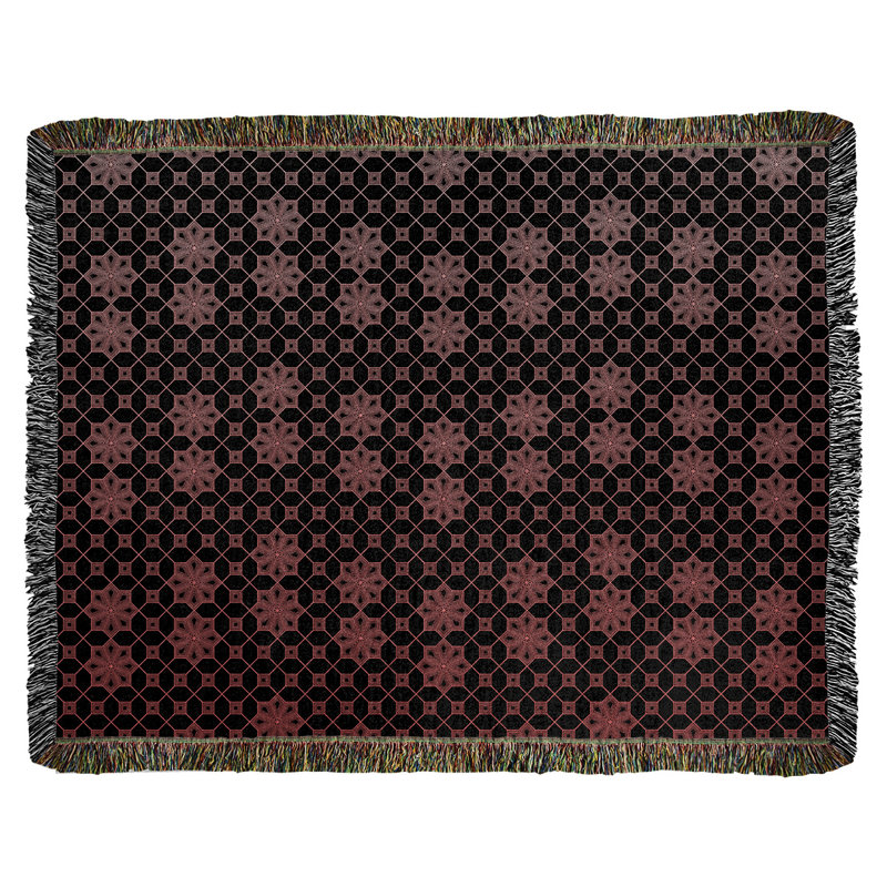Couverture tissée Katelyn Elizabeth, L 37 po x L 52 po, Rouge