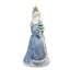 Kurt Adler 7-Inch Bellissimo Glass Santa With Tree and Scene Ornament