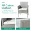 Wagram Rattan Wicker Seating Group with Cushions