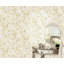 Elegance Collection Leaf Impression Metallic Finish Wallpaper Roll-992031119