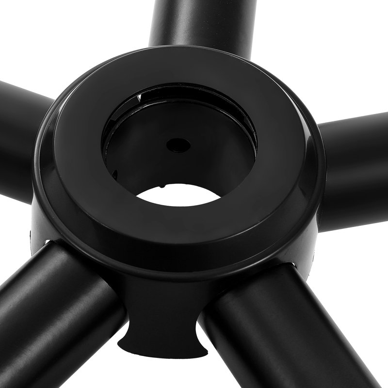Office Chair Base Replacement, 28", 2500 lbs Static Load Capacity, Heavy Duty Universal Computer Desk Chair Stool Base Part with 5 Casters and Gas Cylinder, Desk Chair Base Replacement, Black