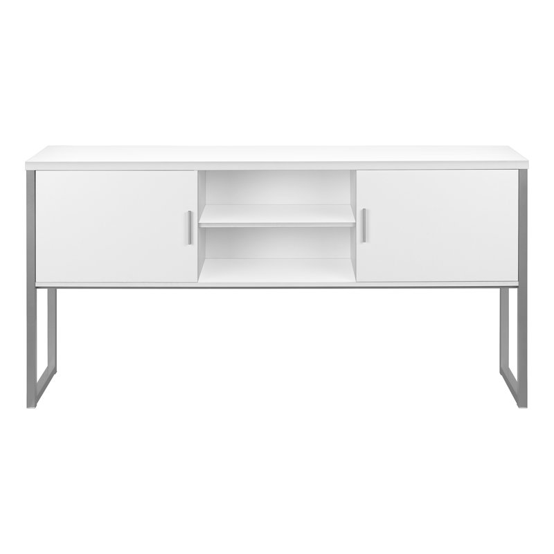 Office Hutch, Work, Storage Doors, Home Office, Commercial Grade, Laminate, Metal, White