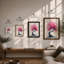 Twilight Tree Botanical - Framed Print-1285387187-1285387185