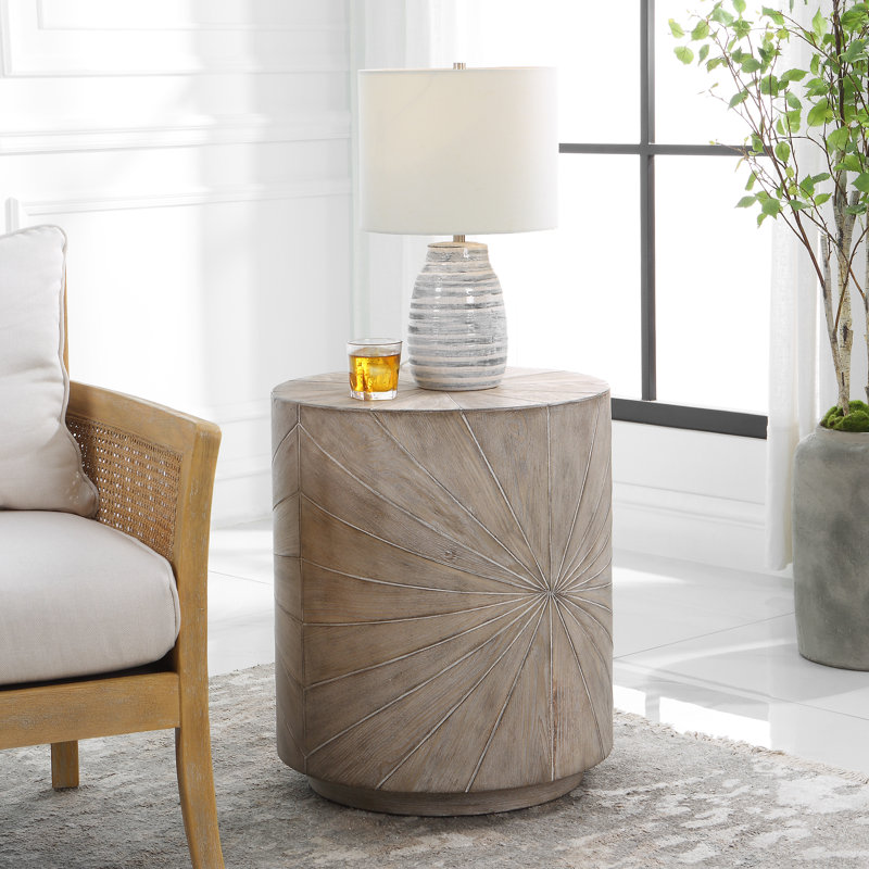 Katylin Solid Wood End Table