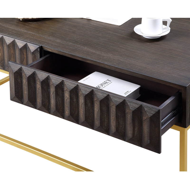 Ensemble de tables basses 2 pièces Rodolfo, Noyer