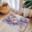 Tapis tressé à l'encre lilas-516011420