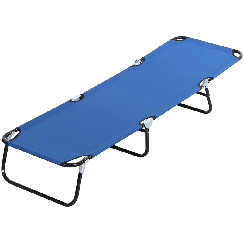 Aalilah 188cm Long Reclining Single Chaise, Blue