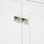 Meuble-lavabo simple 36 po avec plateau en quartz blanc Abbate