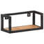 Tablette flottante en bois massif 2 pièces-890583879-890583901
