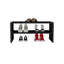 Range-chaussures H 13,7 po, avec 2 tablettes, noir