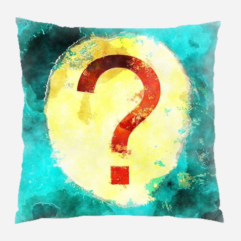Coussin watercolour Muro, Intérieur, Microsuède