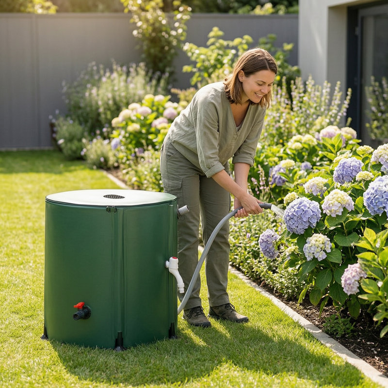 HKDANXINTECHLIMITED 200 Weather Resistant Plastic Rain Barrel