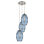 Luminaire suspendu rond / ovale 3 lumières Dundrod
