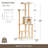 63'' Inch Multi-Level Cat Tree Cat Tower