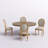Sarang 4 - Person Extendable Pedestal Dining Set-1657557883-1657557882-1657557877
