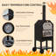 Dakota Fields Ashlund 50cm W Portable Charcoal Grill