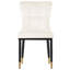 Chaise Parsons rembourrée et revêtue de velours-1363117522