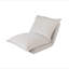 Fauteuil convertible convertible: canapé-lit avec dossier réglable et coussins - beige