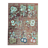 Hand-Knotted High-Quality Rust and Brown Area Rug
