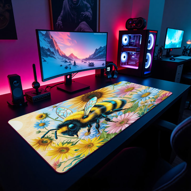 Polyester Desk Pad, 23.6x13.8