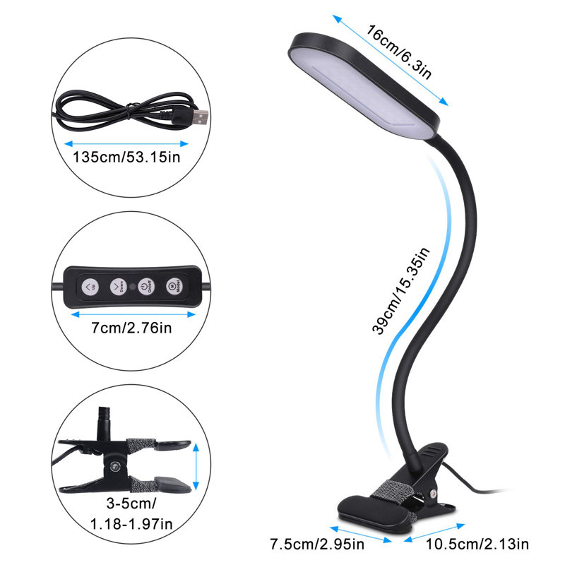 Adalinn Desk Lamp, Black