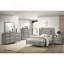 Lit de rangement gris avec placage assorti-2049537345