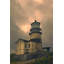 «Longshore Tides Johnson», art sur toile tendue par George Gallery, Cape Disappointment Lighthouse