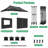 20' x 10' Waterproof Pop Up Canopy with Sidewalls-98540853