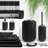 Complete 23 Piece Bathroom Accessory Set with Bath Rugs, Shower Curtain Set, Liner, and Hooks-62240006