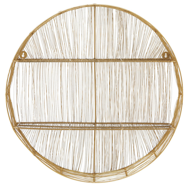 Blakeston 2 Piece Circle Metal Accent Shelf