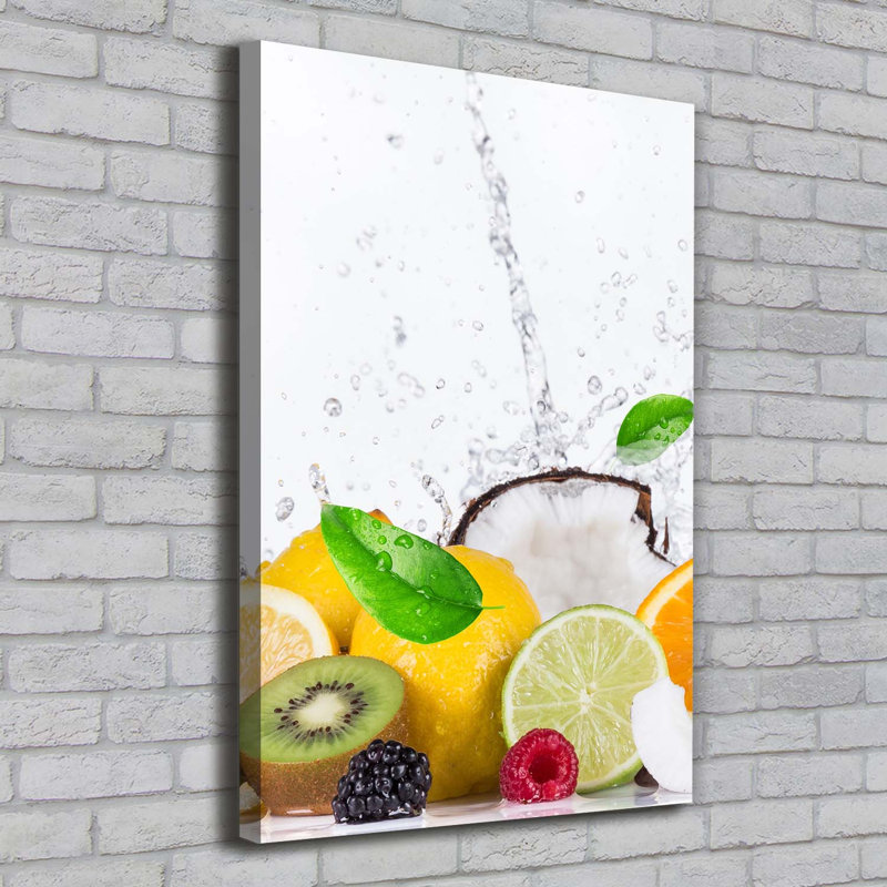 Fruits - Wrapped Canvas Print