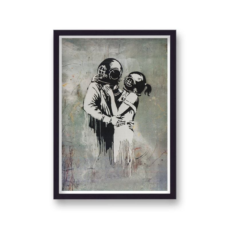 Editions Blur Think Tank V1 by Banksy - Single Picture Frame Print