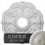 Médaillon de plafond Endurathane Rotherham, diamètre extérieur de 18 po x P 3 1/2 po x P 1 1/2 po (convient aux auvents jusqu'à 3 1/2 po), fini bleu flash peint à la main-27780518