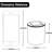 2 Pack Warm White Metal Outdoor Solar Powered Fence & Deck Lights